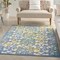 Homeroots 5 x 7 ft. Ivory & Blue Indoor & Outdoor Area Rug 385019 - alternate 6